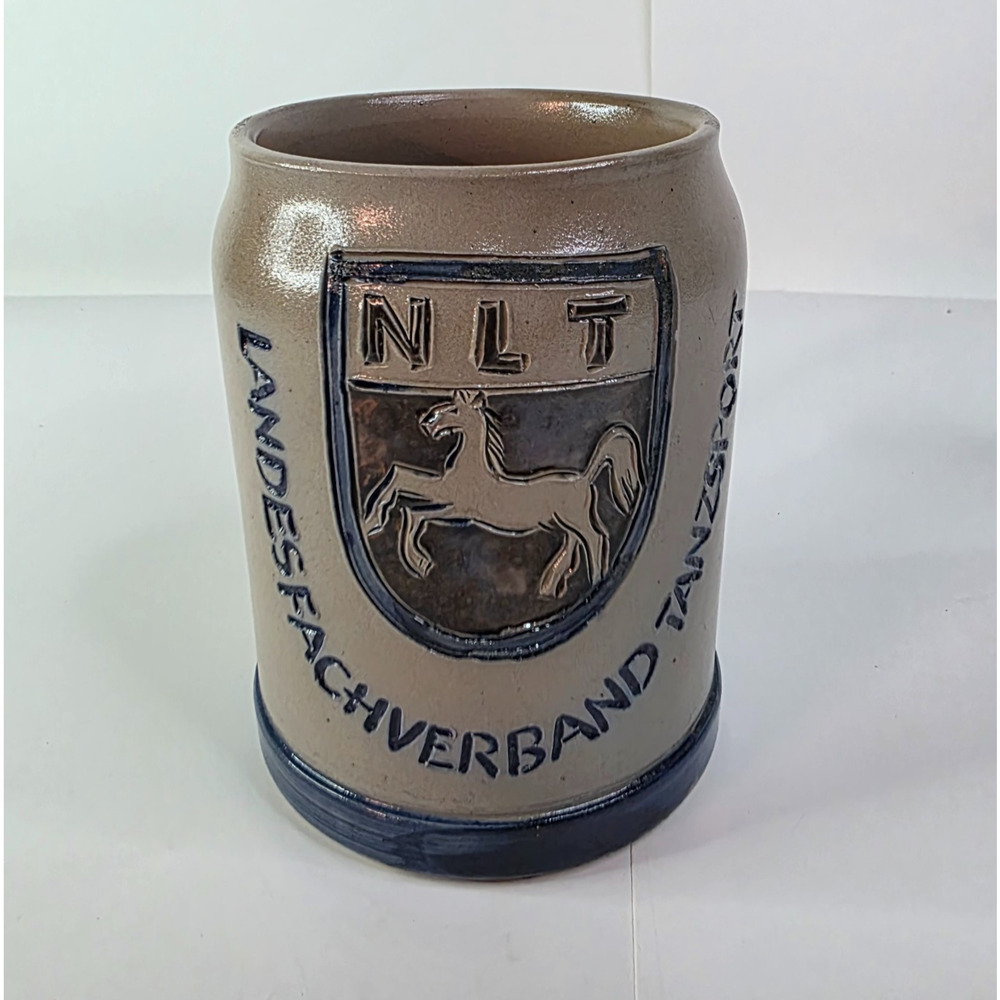 Vintage Handmade Half Liter NLT Landesfachverband Tanzsport Stein Made Germany